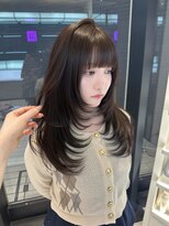 キーン 吉祥寺店(keen)&nbsp;【Saya】レイヤーカット×艶ブラウン/吉祥寺