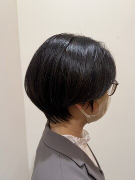 ピークアブー アヴェダ アトレ恵比寿(PEEK-A-BOO AVEDA) ショートボブ/ショートカット/丸みショート/30代ヘア