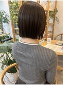 切りっぱなしボブ/ボブ/外ハネボブ/20代/30代/40代/50代/透明感