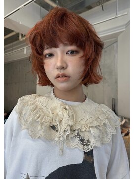 シティ(sity.) 天神　レイヤーカット　顔まわりレイヤー　艶カラー