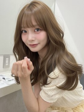 アイトーキョーエス 渋谷(AI TOKYO S) ヘーゼルベージュブリーチなしダブルカラー透明感髪質改善前髪