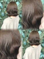 ロックス バイ マグ 松本(rocks BY MAG)&nbsp;10代20代ブルベブリーチ無しダブルカラー透明感モカグレージュ