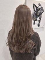 サロンド ノワ 本通(salon de Noix)&nbsp;モカベージュ×韓国風ゆる巻きロング