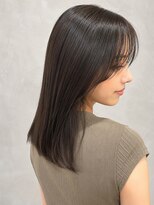 トリニティ(trinity) くせ毛対策 ツヤ髪 縮毛矯正 暗髪 シースルーバング