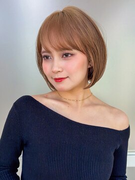 エイミーバイアフロートザガーデン 浦和店(amie by afloat the garden) ひし形レイヤーボブ/ハッシュカット/ショートボブ【浦和】