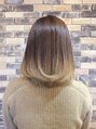 ヘアーデザイン ライフ(hair design Life)&nbsp;スタイル：軽めボブのグラデーションカラー