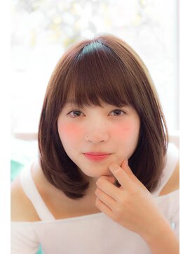 ハニーシブヤ(HONEY shibuya) 【KAYAK渋谷】ひし型シルエット×シースルーロブ（小田 泰之）