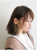 こっそりお洒落インナーカラー