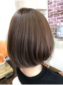 大人女性へ上品ツヤボブ