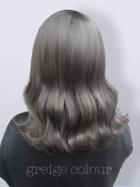 ヘアースタジオ アール(Hair Studio R) 外国人風で赤みオフ☆透明感アッシュグレージュ外ハネ