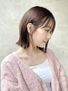 メゾンドイギー(MAISON de IGGY) プツッと切りっぱなしボブ＊
