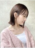 プツッと切りっぱなしボブ*