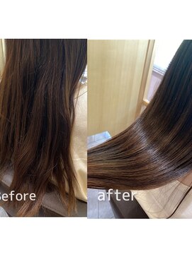 ルスリー 大分店(Lsurii) 髪質改善カラー