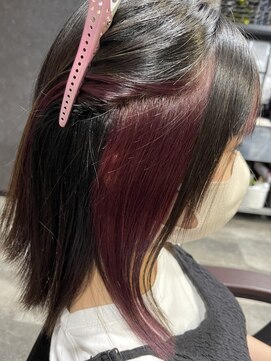 アローズ 荒尾店(arose) インナーカラーピンクブラウン