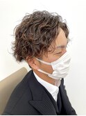 【グリースで仕上げる】波巻きパーマ