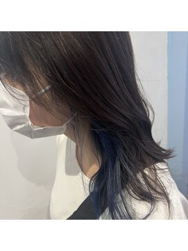 テクライズ 豊橋店(TECHRISE) ネイビーインナーカラー