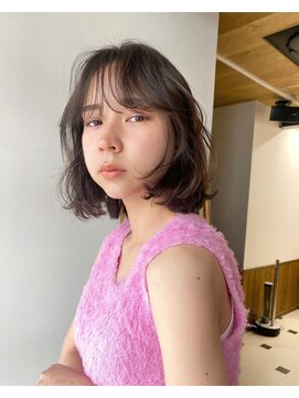 ブリンク(blink) レイヤーボブ、ブラウンベージュ