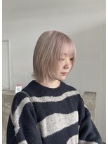 ノートエートル 西金沢(Nought etre)&nbsp;ミルクティーカラー10代20代30代ハイトーンブリーチカラー