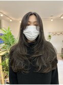 ロングレイヤー【オリーブベージュ】