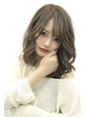 愛されナチュラルカール/イメチェンこなれミディ