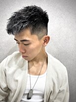 縁 ハナレ(en 870)&nbsp;外国人風　シルバーメッシュ　クロップ　フェード