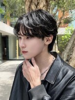 韓国メンズヘアマッシュパーマカルマパーマシャドウパーマ