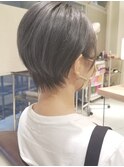 #ベリーショート#グレージュカラー