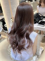 ロンド エスポワール 錦糸町(Lond espoir)&nbsp;■ 前髪アンブレラカラーこなれミディイメチェンウェーブパーマ