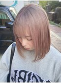 《kaito》ピンクベージュ ホワイトピンク ミルクティーカラー