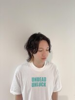 リンダバイネオリーブ 白楽店(Linda by neolive)&nbsp;スパイラルパーマセンターパートウルフ