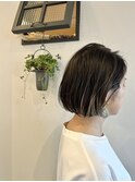 切りっぱなしボブ