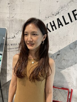 カリファ 田町(KHALIFA) ★メルティーカラー フェミニンロング 似合わせカット レイヤー