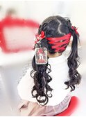 髪ハートツインテール