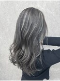 コントラスト極ハイライト☆グレーベージュ