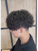 エッジ(EDGE)&nbsp;大分メンズ刈り上げマッシュ波巻きスパイラルパーマスタイル