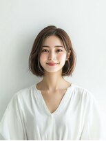 e.m.a プレミアムビューティーサロン 栄駅店(e.m.a PREMIUM BEAUTY SALON)&nbsp;ボブ/イメチェン/外ハネボブ/美髪/ワイドバング/髪型