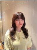 ブラウンカラー/ブリーチなし/ロングヘア