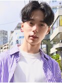 メンズ/マッシュ/アップバング/センターパート/刈り上げ