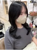 髪質改善カラー くびれヘア 顔周りカット【momoka】
