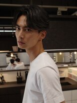 アンサー 渋谷(ANSWER)&nbsp;大人ヘアフェザーパーマ毛流れスッキリ色気ヘア