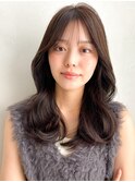 薄めバングレイヤーカット似合わせカットこなれヘアモテ髪
