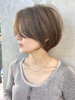 サン 白金台(SUN)&nbsp;前髪長め丸みショートボブ白金目黒