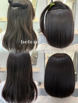 フェリア(feliah) 【フェリア柏の葉】シルキーストレート/縮毛矯正