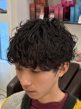 シャドウパーマ/波巻きパーマ/スパイラルパーマ/マッシュ
