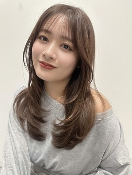 リリット(ReLit) マレットヘアハイライト髪質改善オリーブグレーココアベージュ