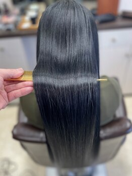 プレジア(Pleasure)の写真/髪に優しい薬剤でダメージレスに理想が叶う♪エイジング毛・ブリーチ毛など、デリケートな髪にも対応◎