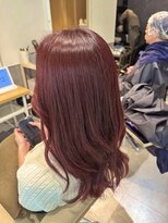 マンス ルージュ 博多店(Mince Rouge)&nbsp;ブリーチなしローズ×レイヤーカット