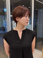 エクリジユウガオカ(equri Jiyugaoka) 大人可愛いオレンジマッシュショート20代30代40代50代60代