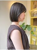 〈浅草 半個室〉アッシュグレージュ×ぴたボブ