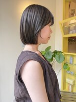 ヒントステーション(HINTSTATION) 〈浅草 半個室〉アッシュグレージュ×ぴたボブ